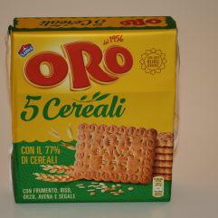 BISCOTTI ORO SAIWA INTEGRALE 5 CEREALI 100 % GRANO ITALIANO