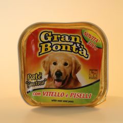 GRAN BONTA 300g VITELLO E PISELLI PER CANE