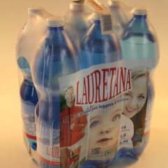 6 BOTTIGLIE ACQUA LAURETANA GAS