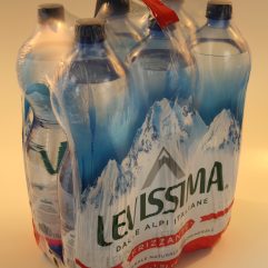 6 BOTTIGLIE ACQUA LEVISSIMA GASATA