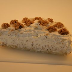 TORTA NOCI , BRIE' CON MASCARPONE E NOCI FRULLATE E INTERE