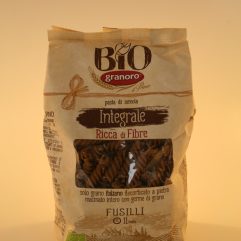 PASTA DI SEMOLA DI GRANO DURO INTEGRALE FUSILLI BIO GRANORO