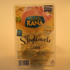 RAVIOLI SFOGLIAVELO RANA CARNE 125G MONODOSE