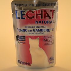 LECHAT NATURAL TONNO E GAMBERETTI PER GATTI