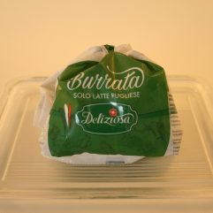 MOZZARELLA BURRATA DI LATTE PUGLIESE DA 300 g DELIZIOSA