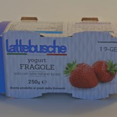 YOGURT INTERO CON FRAGOLE LATTE BUSCHE