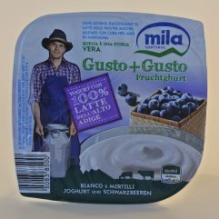 GUSTO+GUSTO MILA YOGURT BIANCO E MIRTILLI