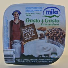 GUSTO+GUSTO MILA YOGURT FIOR DI LATTE E MANDORLE CON CIOCCOLATO