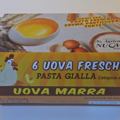 6 UOVA FRESCHE PASTA GIALLA ALLEVAMENTO PROVINCIA DI COM0