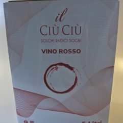 VINO ROSSO 5 LITRI CIU CIU IN BOX