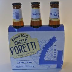 BIRRA ANALCOLICA BIRRIFICIO ANGELO PORETTI 
4 LUPPOLI ZERO.ZERO ALCOL