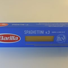 PASTA BARILLA SPAGHETTINI N? 3  ( OGNI 4 PACCHETTI , 
ANCHE NON DELLO STESSO FORMATO , AVRAI SEMPRE UN OMAGGIO , 
IL VALORE DEL OMAGGIO CI RENDE SEMPRE SUPER COMPETITIVI )