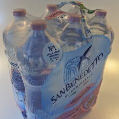 6 BOTTIGLIE DA 1,5 LITRI DI ACQUA NATURALE S.BENEDETTO