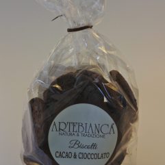 BISCOTTI CACAO E CIOCCOLATO ARTEBIANCA