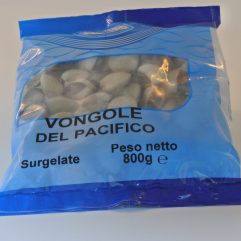 VONGOLE DEL PACIFICO COTTE E CON GUSCIO