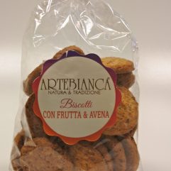 BISCOTTI ARTE BIANCA CON FRUTTA E AVENA