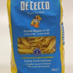 DE CECCO PENNE RIGATE N 41
( OGNI 4CONFEZIONI ACQUISTATE UN PACCHETTO IN OMAGGIO )