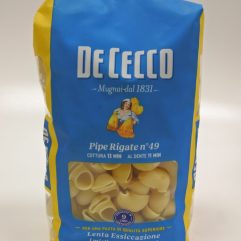 PASTA DE CECCO PIPE RIGATE N 49
( OGNI 4CONFEZIONI ACQUISTATE UN PACCHETTO IN OMAGGIO )
