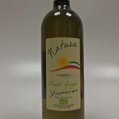 VINO BIANCO BIO PINOT GRIGIO STRUMENDO NATURA ( SENZA SOLFITI AGGIUNTI )