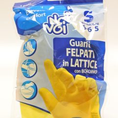 GUANTI FELPATI IN LATTICE CON BORDINO NOIVOI SMALL