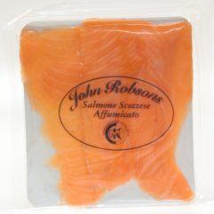 SALMONE SCOZZESE AFFUMICATO , SALATO A MANO
, AFFUMICATURA CON FUMO DI LEGNO NATURALE