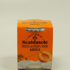 MOUSSE CON YOUGURT E PANNA AL  ALBICOCCA BIOLOGICA FATTORIA SCALDASOLE